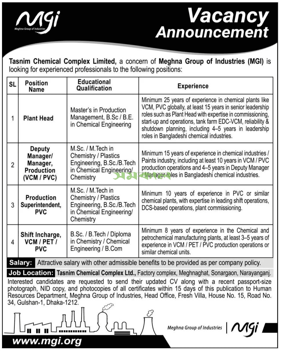 MGI Job Circular 2026 